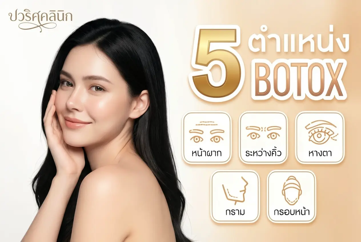 Botox 5 จุด - ปวริศคลินิก